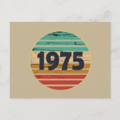 Geboren in 1975  50ste verjaardagscadeau feestdagenkaart (Voorkant)