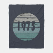 Geboren in 1975  50ste verjaardagscadeau fleece deken (Voorkant)