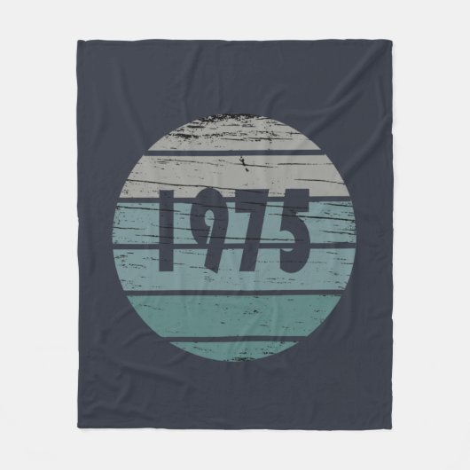 Geboren in 1975  50ste verjaardagscadeau fleece deken (Voorkant)