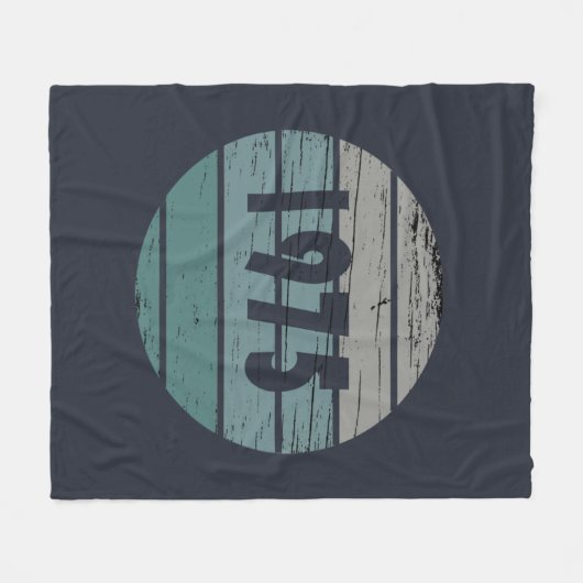 Geboren in 1975  50ste verjaardagscadeau fleece deken (Voorkant (Horizontaal))