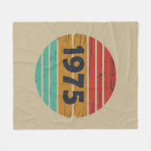 Geboren in 1975  50ste verjaardagscadeau fleece deken (Voorkant (Horizontaal))