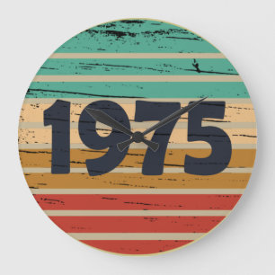 Geboren in 1975  50ste verjaardagscadeau grote klok
