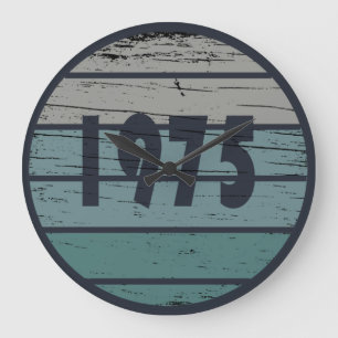 Geboren in 1975 50ste verjaardagscadeau grote klok