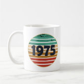 Geboren in 1975  50ste verjaardagscadeau koffiemok (Links)