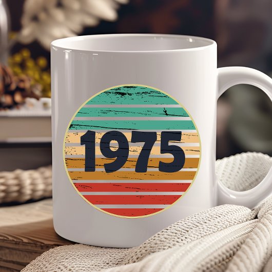 Geboren in 1975  50ste verjaardagscadeau koffiemok