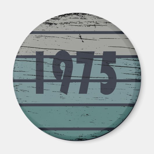 Geboren in 1975  50ste verjaardagscadeau magneet (Voorkant)