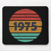 Geboren in 1975  50ste verjaardagscadeau muismat (Voorkant)