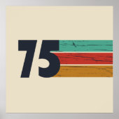 Geboren in 1975  50ste verjaardagscadeau poster (Voorkant)