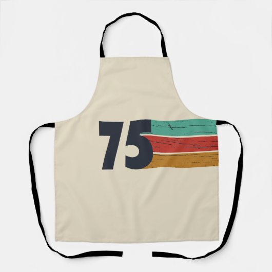 Geboren in 1975 50ste verjaardagscadeau schort (Voorkant)