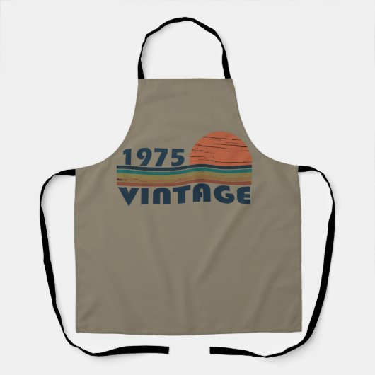 Geboren in 1975 50ste verjaardagscadeau schort (Voorkant)