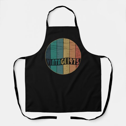 Geboren in 1975  50ste verjaardagscadeau schort (Voorkant)