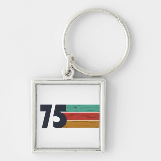 Geboren in 1975  50ste verjaardagscadeau sleutelhanger (Voorkant)