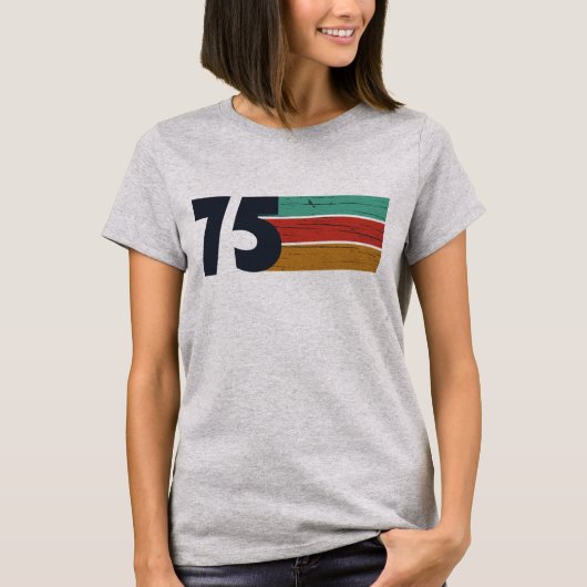 Geboren in 1975  50ste verjaardagscadeau t-shirt (Voorkant)