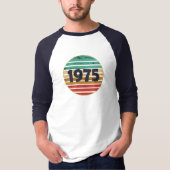 Geboren in 1975  50ste verjaardagscadeau t-shirt (Voorkant)
