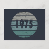 Geboren in 1975  50ste verjaardagsfeest feestdagenkaart (Voorkant)