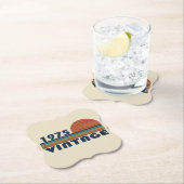 Geboren in 1975  50ste verjaardagsfeest kartonnen onderzetters (Insitu)