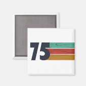 Geboren in 1975  50ste verjaardagsfeest magneet (Voorkant / Achterkant)