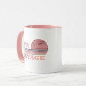 Geboren in 1975  50ste verjaardagsfeest mok (Voorkant links)