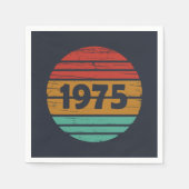 Geboren in 1975  50ste verjaardagsfeest servet (Voorkant)