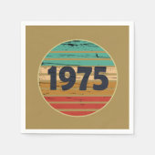 Geboren in 1975  50ste verjaardagsfeest servet (Voorkant)