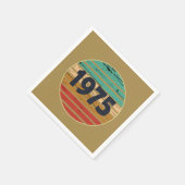 Geboren in 1975  50ste verjaardagsfeest servet (Hoek)