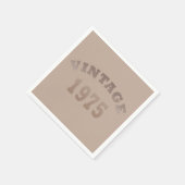 Geboren in 1975  50ste verjaardagsfeest servet (Hoek)