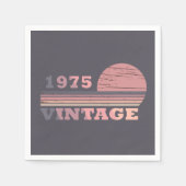 Geboren in 1975 50ste verjaardagsfeest servet (Voorkant)