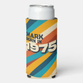 Geboren in 1975 Gepersonaliseerde Koelbox - Retro Seltzer Blikjeskoeler (Seltzer Voorkant)