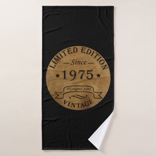 Geboren in 1975 op de 50ste verjaardag van de vint badhanddoek (Badhanddoek)