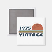 Geboren in 1975 op  verjaardag magneet (Voorkant / Achterkant)