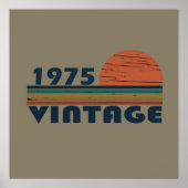 Geboren in 1975 op  verjaardag poster (Voorkant)