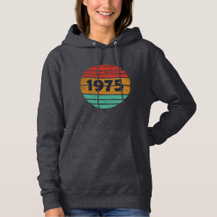 geboren in 1975 vintage verjaardagscadeau hoodie