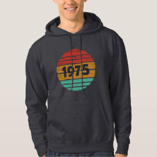 geboren in 1975 vintage verjaardagscadeau hoodie