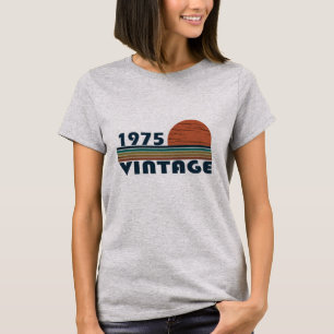 Geboren in 1975 vintage verjaardagscadeau t-shirt