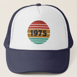 Geboren in 1975 Vintage Verjaardagsfeest Cadeau Trucker Pet