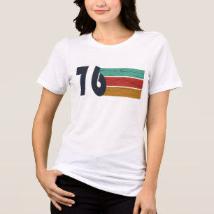 Geboren in 1976 50e verjaardagscadeau Tri-Blend shirt