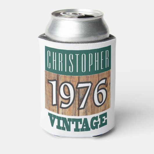 Geboren in 1976 blikjeskoeler (Blikje Achterkant)