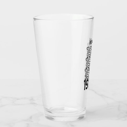 Geboren in 1976 Glass Cup 1976 Glas (Rechts)