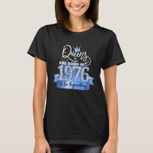 Geboren in 1976 I Festive Black Blue Party Outfit T-shirt
