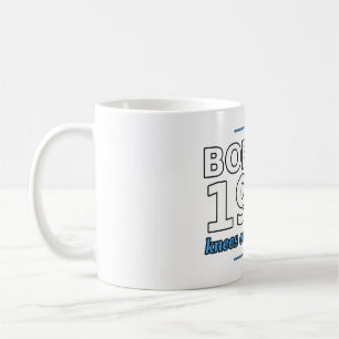 Geboren in 1976, knieën op voorraad Mug Koffiemok