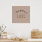 Geboren in 1976 op  verjaardag poster (Keuken)
