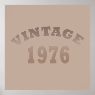 Geboren in 1976 op verjaardag poster