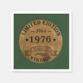 Geboren in 1976 op verjaardag servet (Voorkant)