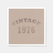 Geboren in 1976 op verjaardag servet (Voorkant)