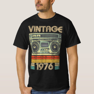 Geboren in 1976 Radio Retro, 1976 Birthday Gift T-shirt