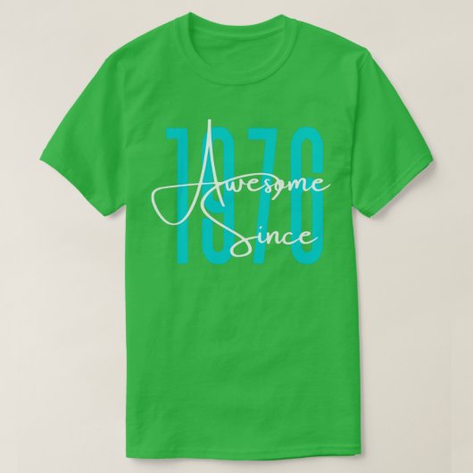 Geboren in 1976 t-shirt (Design voorkant)