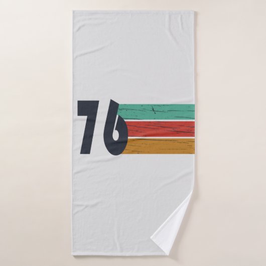 Geboren in 1976  verjaardagscadeau badhanddoek (Badhanddoek)