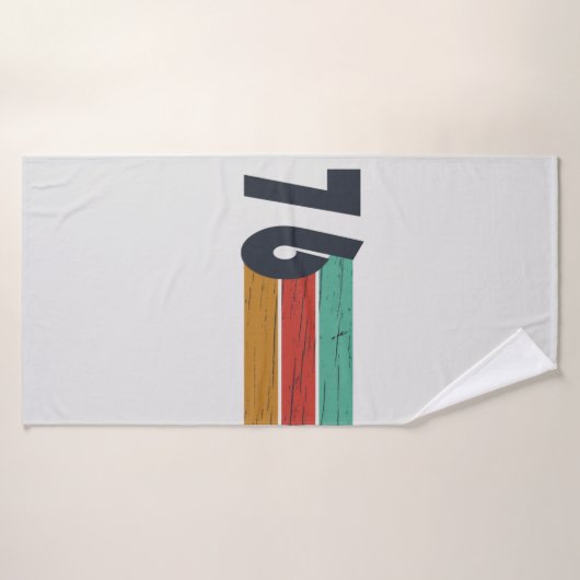 Geboren in 1976 verjaardagscadeau badhanddoek (Badhanddoek)