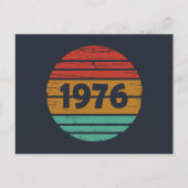 Geboren in 1976  verjaardagscadeau feestdagenkaart (Voorkant)