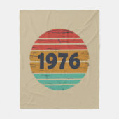 Geboren in 1976  verjaardagscadeau fleece deken (Voorkant)